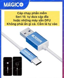 Cáp P15 MAGICO DFU Type C Cho iPhone 15 Series và iPad