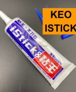 Keo iStick LOUWEI Đen Trắng dán màn hình, viền, lưng, hoặc dán ron khung máy