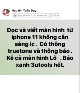 box đọc viết màn hình iphone từ 11 không sàng ic