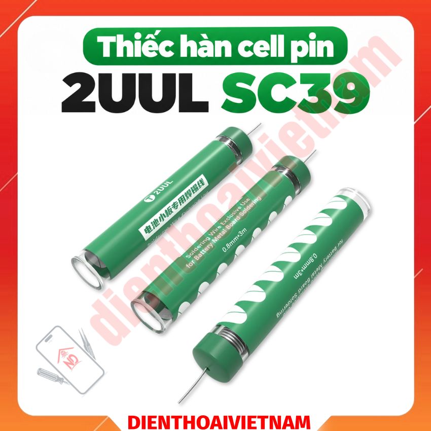 Thiếc hàn cell pin 2UUL SC39 chuyên dụng