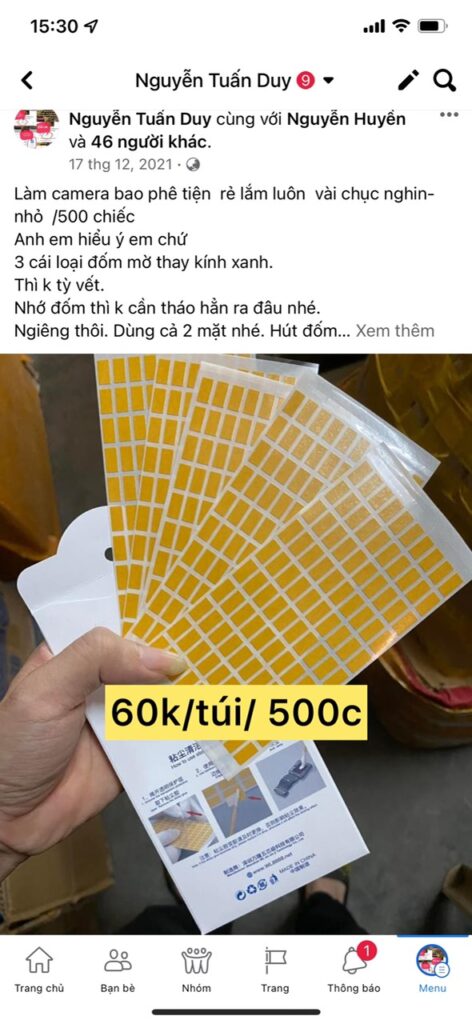 miếng lau bụi - đốm - mờ camera siêu sạch