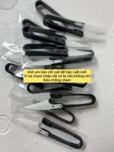 Kéo cắt phôi pin chống chạm chập