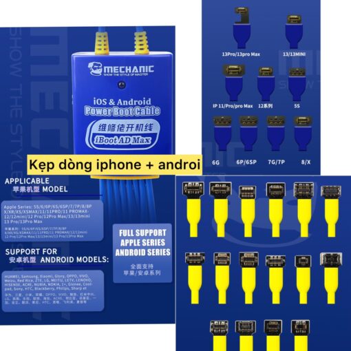 Kẹp dòng iphone + androi mechanic