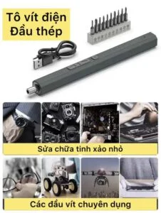 Tô vít điện thép 2 chiều uyue