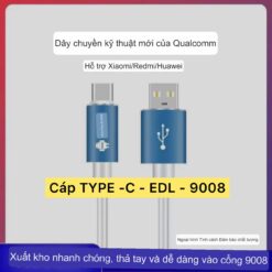 Cáp EDL TYPE - C vào 9008 giá vài chục