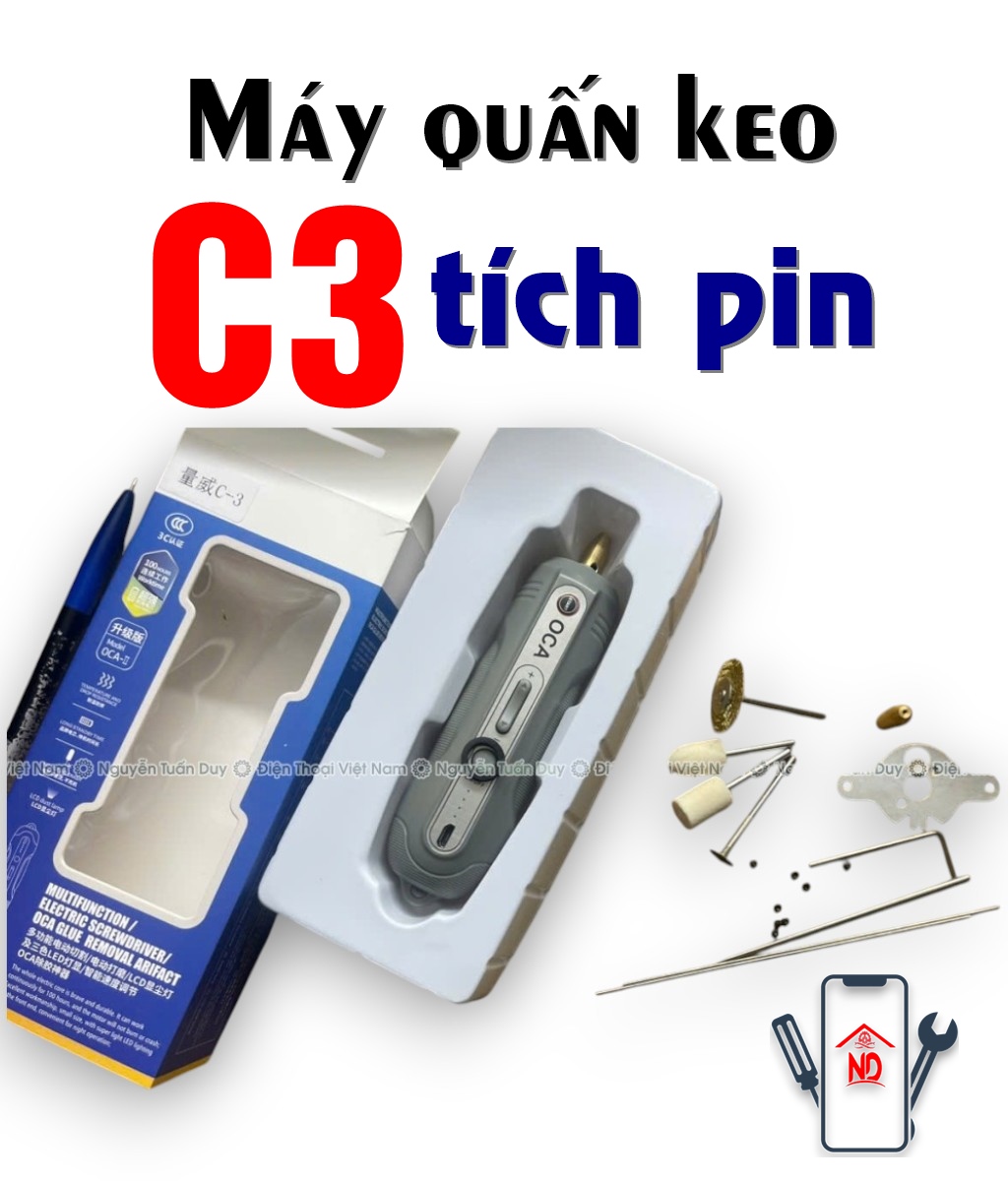 Máy quấn keo Oca C3 tích pin