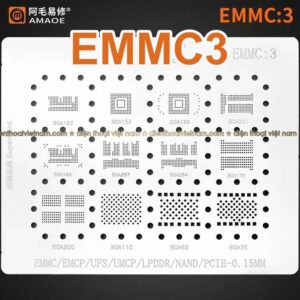 Vỉ làm chân ic AMAOE EMMC3