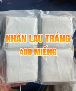 Khăn lau trắng hàng NEW