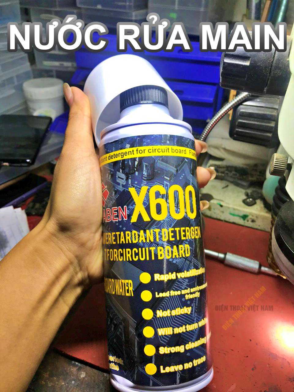 Nước rửa main X600