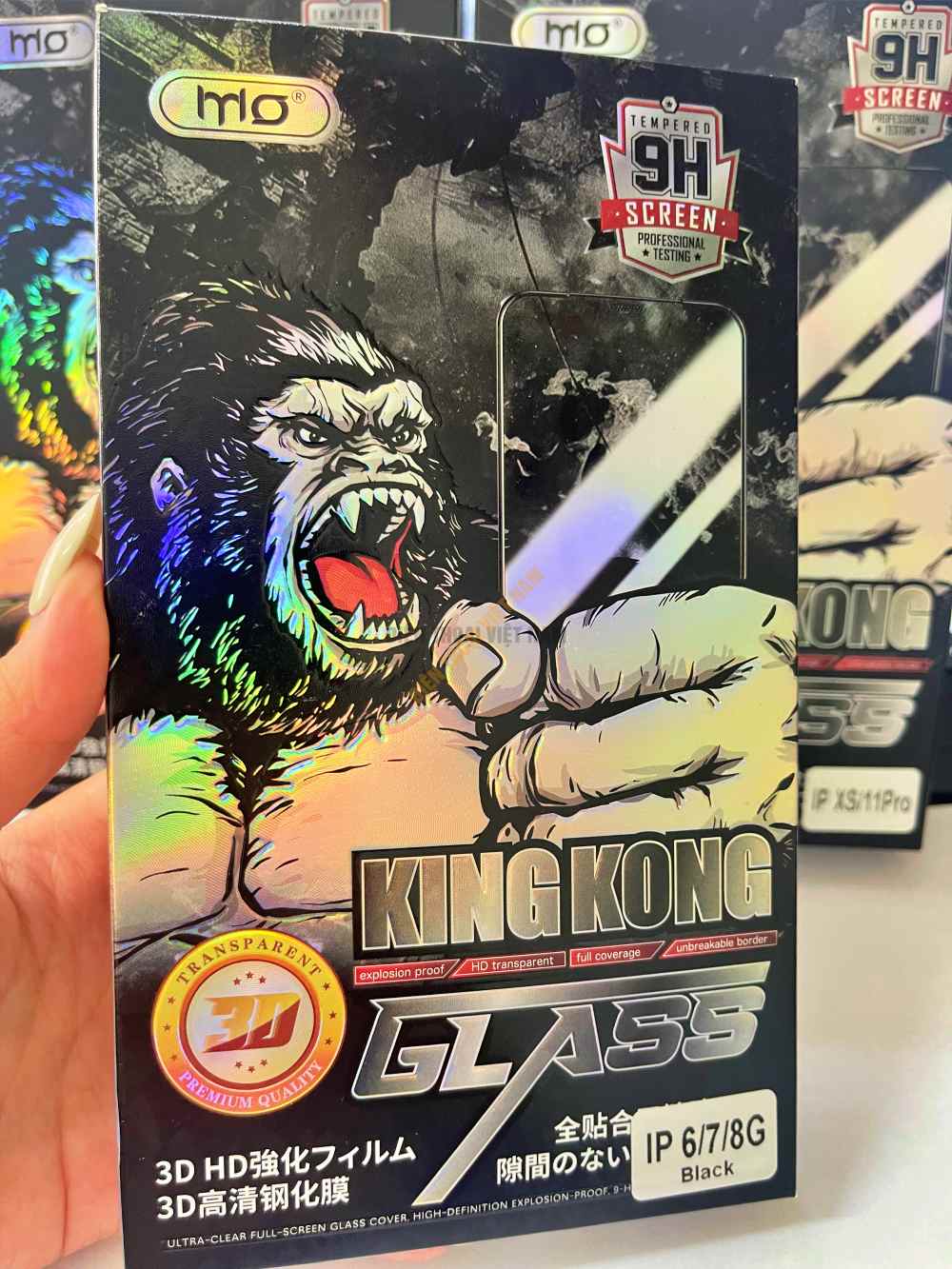 Kính cường lực KingKong iPhone 6/7/8G Black