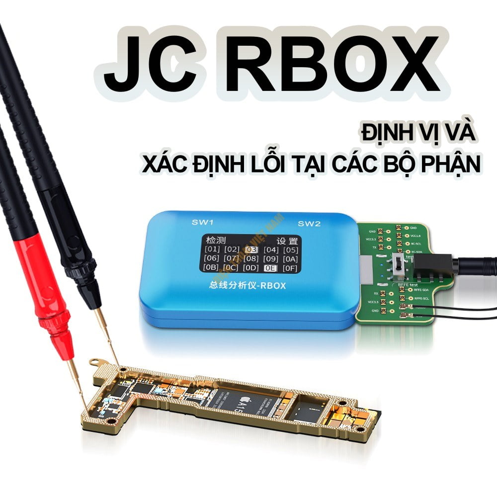 JC RBOX hỗ trợ sửa sóng điện thoại 