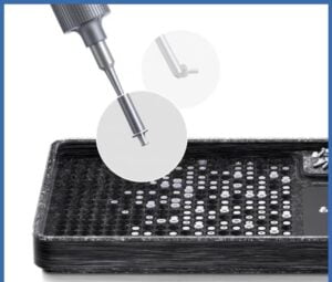 Đế nam châm hút ốc Qianli thông minh