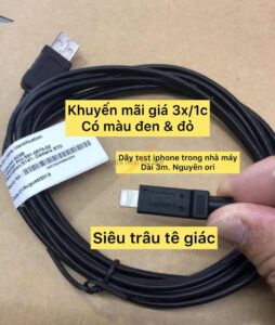 Dây Cáp test 3M iPhone chuyên kỹ thuật