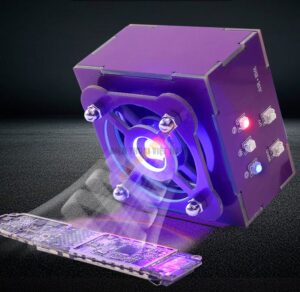 Quạt + Đèn UV mini 1008 làm mát nhanh chóng 2 Trong 1