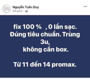 Tổng hợp Cáp IFIXIT fix pin trực tiếp không cần Box trung gian