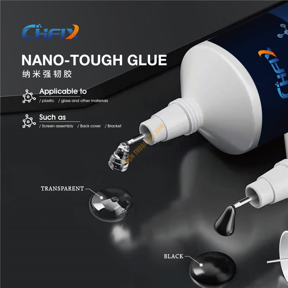 Keo CHFIX 73 Nano - Tough Glue TRẮNG + ĐEN