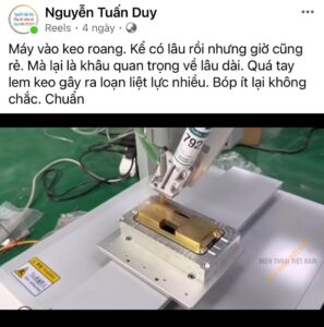 Máy Vào Keo Ron hàng mới 2024