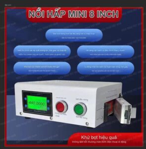 Nồi Hấp Mini Điện Tử 8 inch Trắng