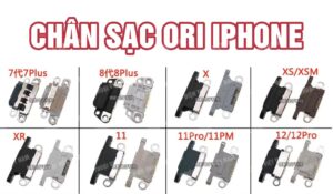 Chân Sạc ori iPhone từ 7 đến 15PM