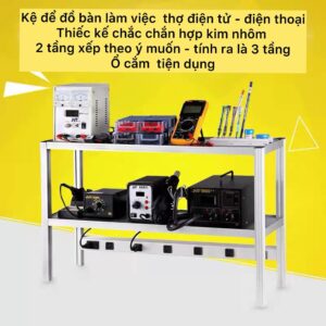 Kệ để đồ bàn làm việc - thiết kế chắc chắn hợp kim nhôm