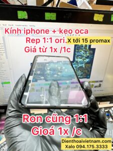 Kính Liền Keo OCA iPhone X rep 1:1 Ori