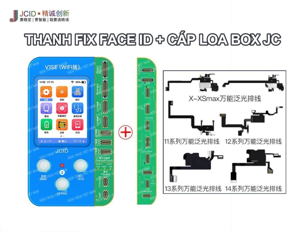 Thanh FaceiD 8 – 13ProMax Box JC - Cáp Loa