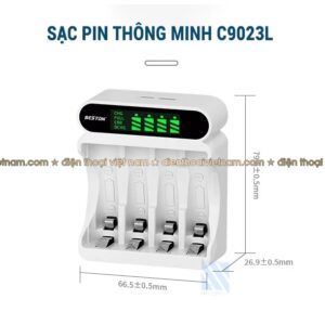 Bộ Sạc Pin C9023L Beston 4 pin AAA dung lượng cao 3300mAh