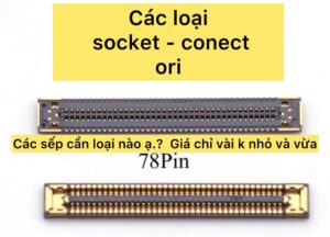 Socket main 78 chân A12 A125F A125 A125F/DS LCD Conect ori