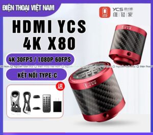 Camera HDMI 4K YCS X80 Đỏ