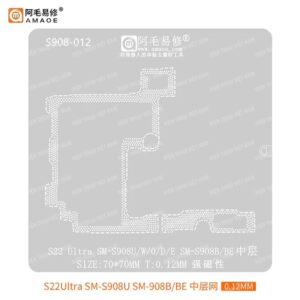 Vỉ làm chân viền AMAOE S22 Ultra SM-S908U/W/O/D/E SM-908B/BE S908-012