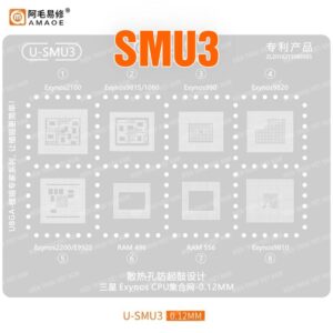 Vỉ tạo chân ic CPU SMU3 AMAOE Exynos