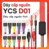 Dây Cấp Nguồn YCS-D01 11in1 iPhone 6 - 17ProMax, Huawei Mate 40