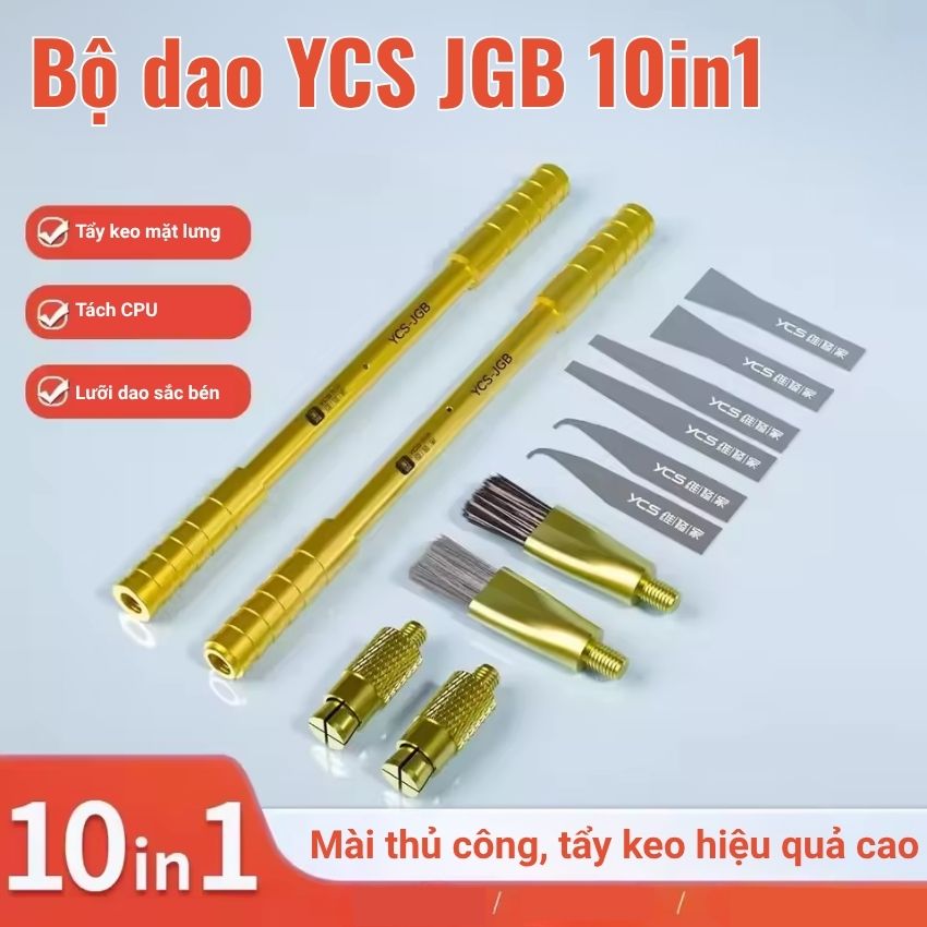 Bộ dao YCS JGB 10in1 làm CPU