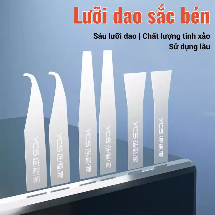 Bộ dao YCS JGB 10in1 làm CPU