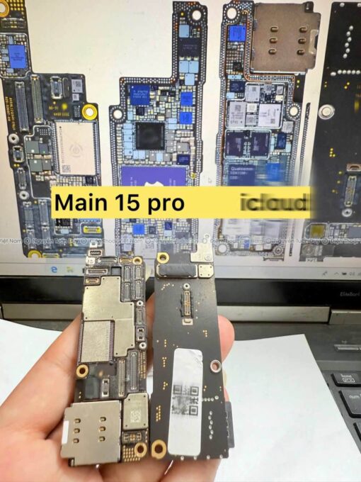 Main iPhone 15 Pro icloud các loại tổng hợp