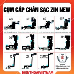 Cụm Cáp Chân Sạc iPhone Zin NEW 6 - 16ProMax mới nhất