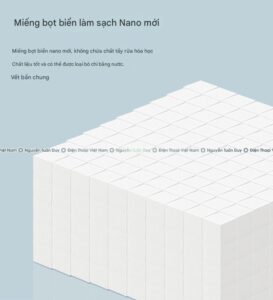 Xốp Bọt Biển Vệ Sinh Nano TE-P3