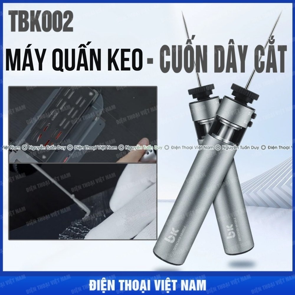 may quan keo tbk002 - 1 Máy quấn keo 2in1 TBK002 cuốn dây cắt đa năng