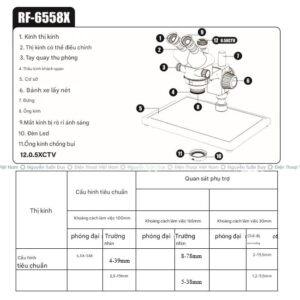 Kính Hiển Vi RF4 6558X