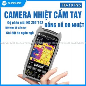 Camera Nhiệt - Đồng hồ đo Nhiệt TB-10 Pro Sunshine mini cầm tay 2in1