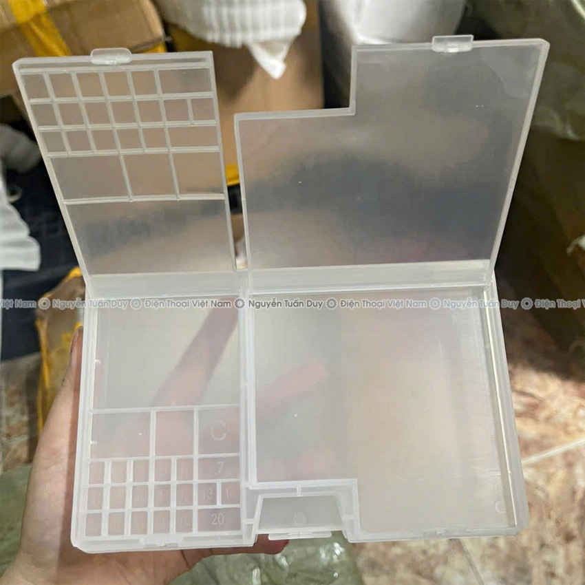 Hộp nhựa đựng máy, linh kiện, ic main đa năng 2 tầng - Ảnh 2