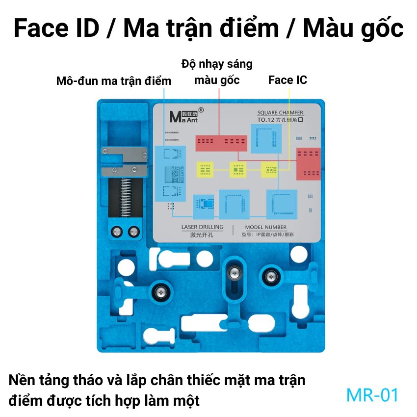 Đế kẹp Faceid MaAnt MR-01 iPhone X-17 Pro Max