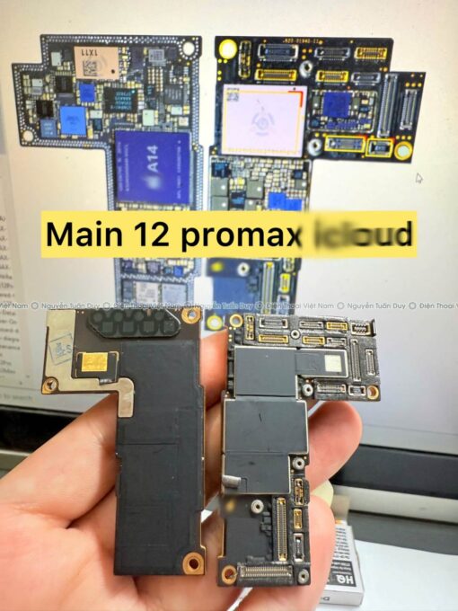 Main iPhone 12 ProMax icloud các loại