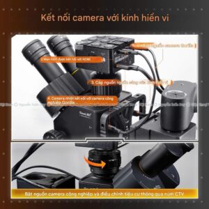 Kính hiển vi Qianli 6558 Gorilla 3 mắt