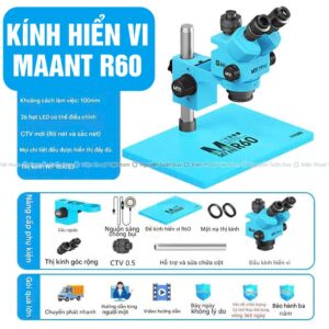 Kính hiển vi MaAnt R60 3 mắt
