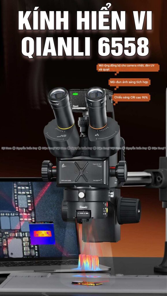 Kính hiển vi Qianli 6558 Gorilla 3 mắt