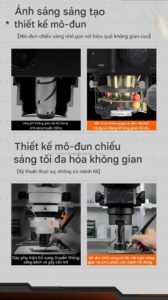 Kính hiển vi Qianli 6558 Gorilla 3 mắt
