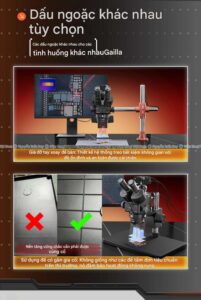 Kính hiển vi Qianli 6558 Gorilla 3 mắt
