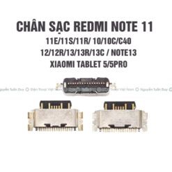 Chân sạc Redmi Note 11 11E / 10 / 12 / 13 / C40 / note13 / Xiaomi Tablet 5 / 5Pro