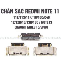 Chân sạc Redmi Note 11 11E / 10 / 12 / 13 / C40 / note13 / Xiaomi Tablet 5 / 5Pro
